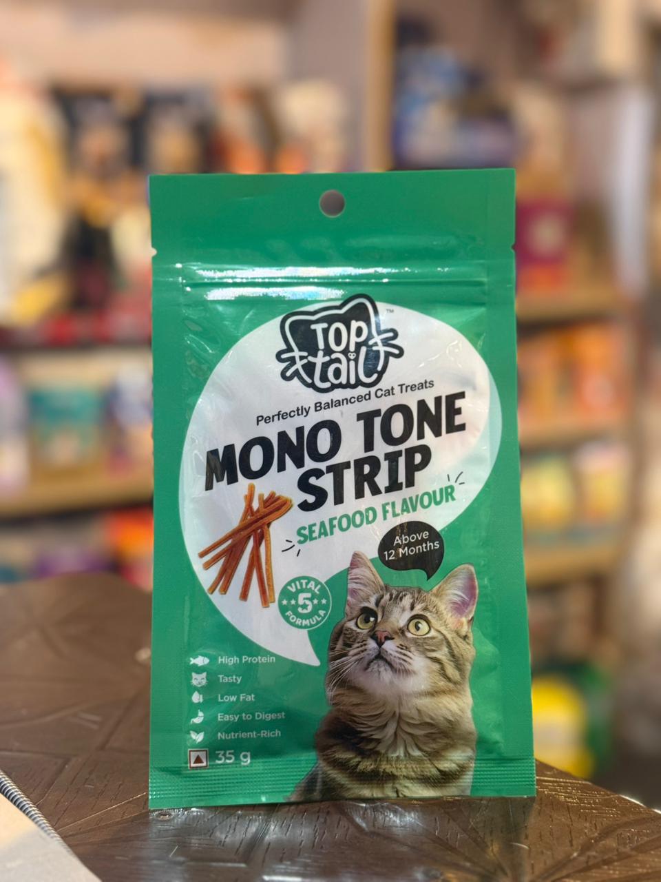 Toptail Mono Tone Strip Seafood Flavour